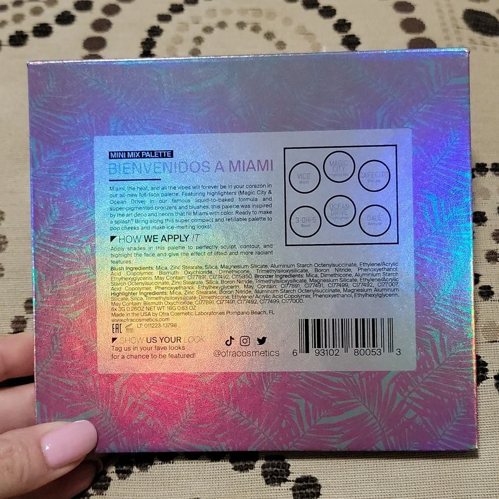 Ofra Bienvenidos A Miami Mini Mix Face Palette